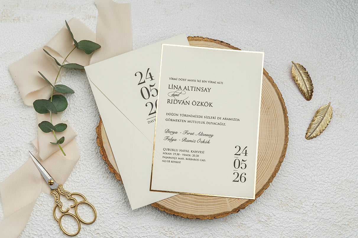 Invitatii De Nunta - 9262 Ekonom - MirajulNuntii.ro