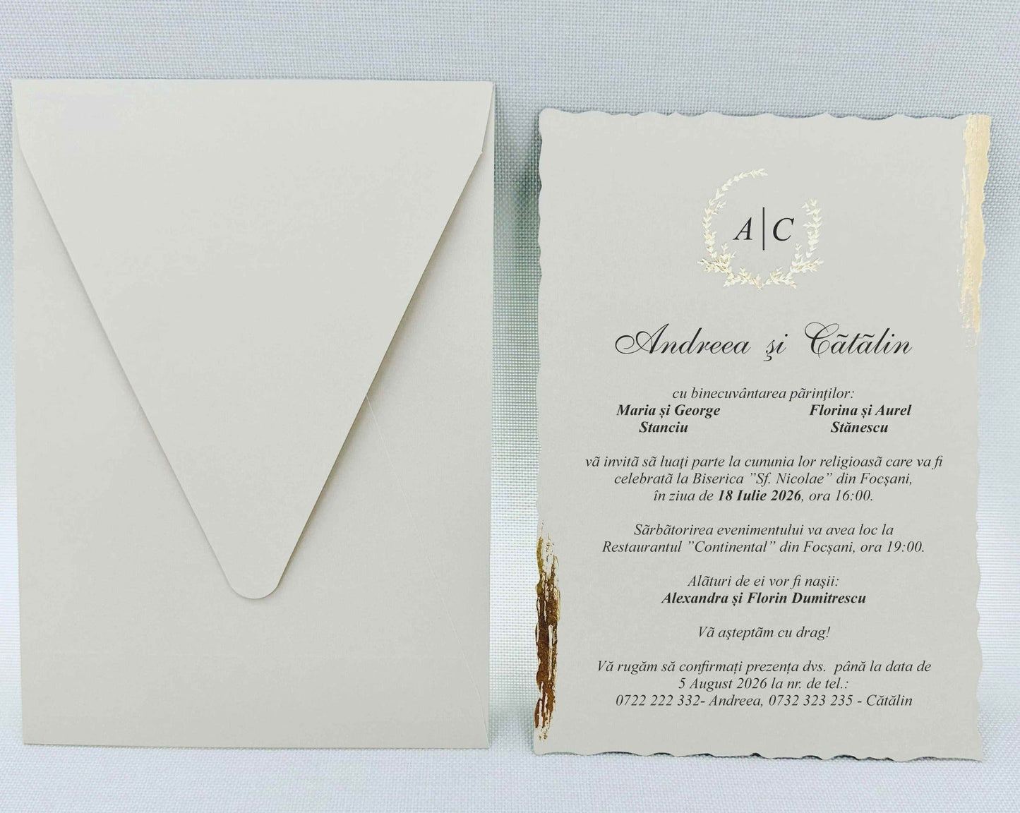 Invitatii De Nunta - 9263 Ekonom - MirajulNuntii.ro