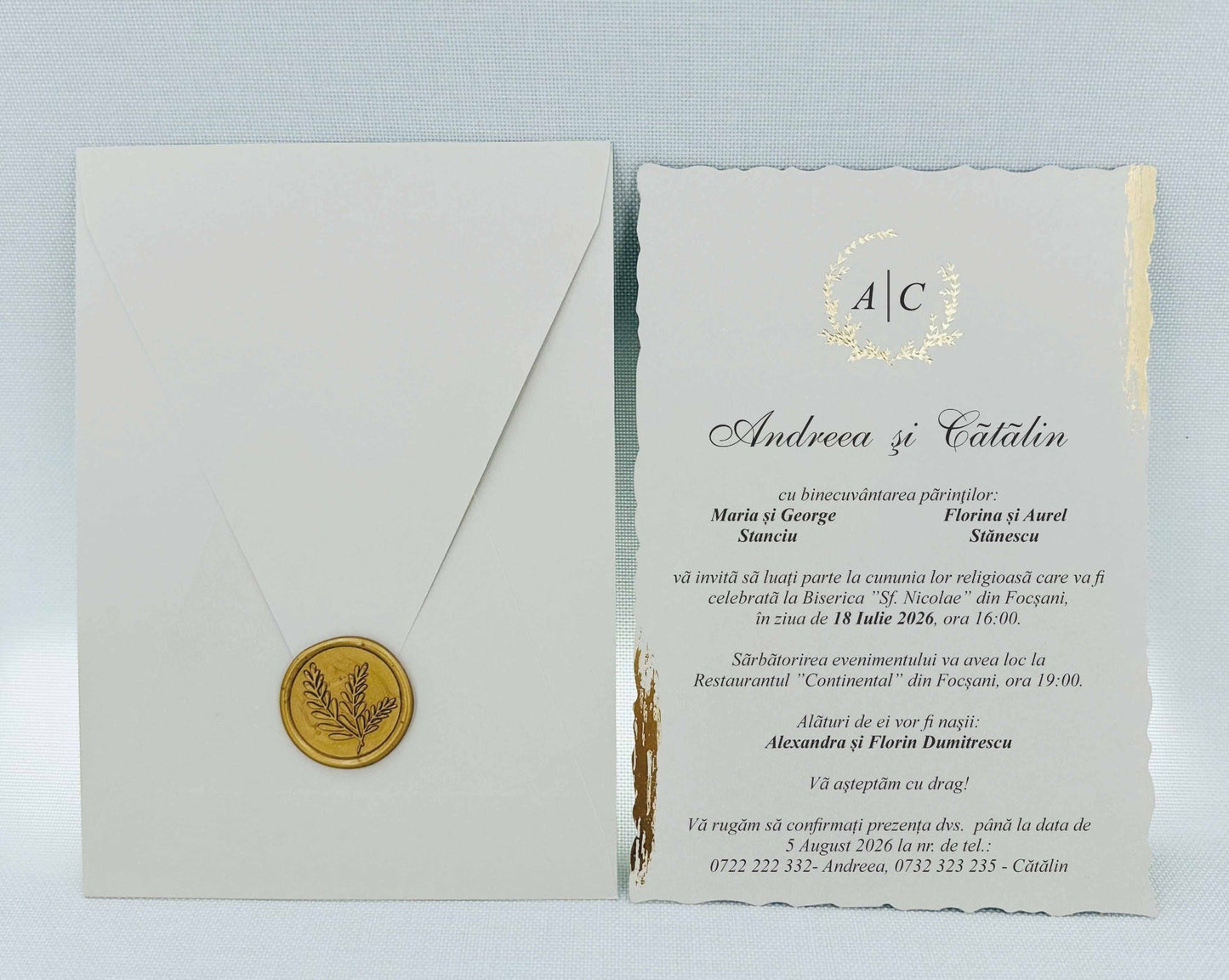 Invitatii De Nunta - 9263 Ekonom - MirajulNuntii.ro