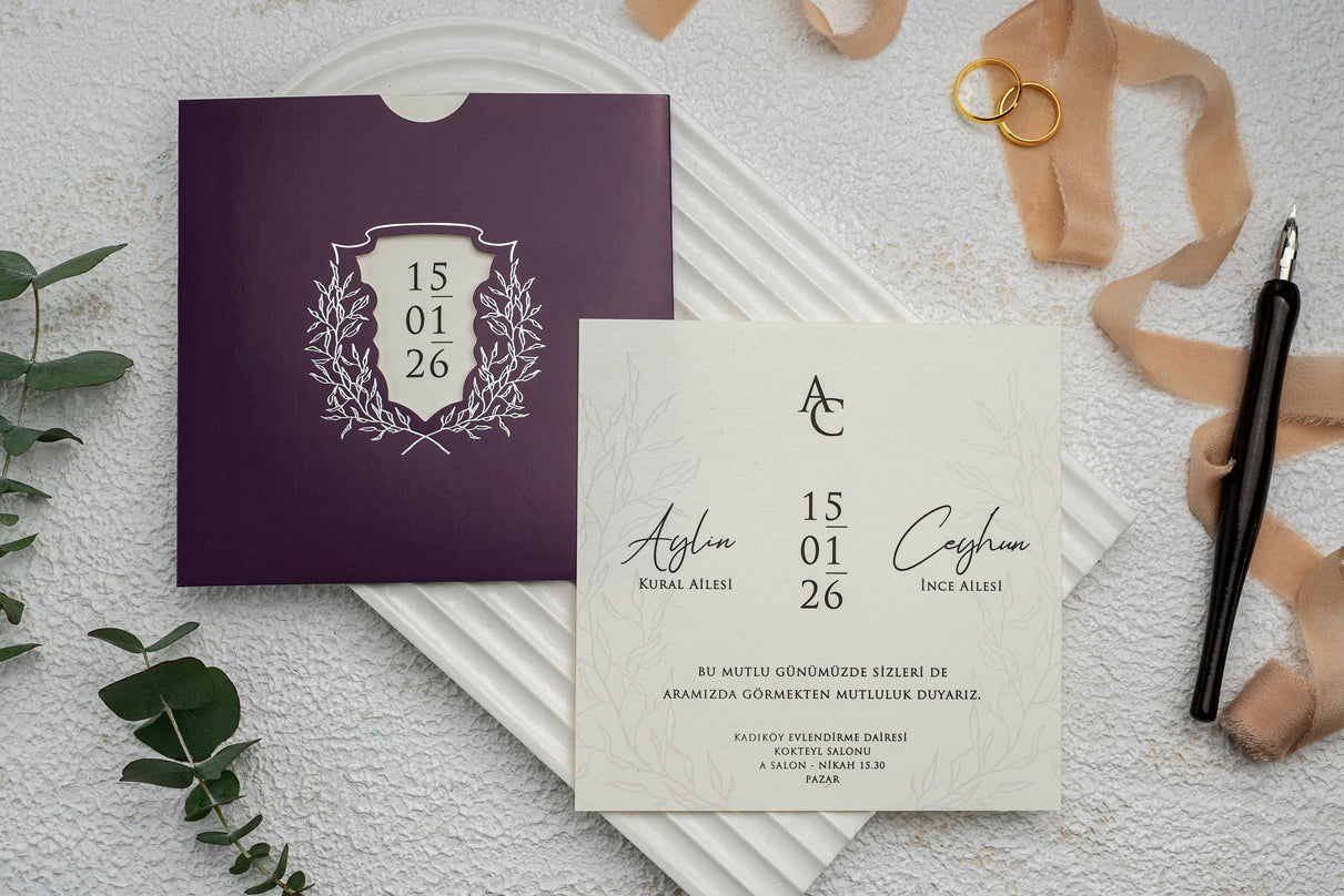 Invitatii De Nunta - 9284 Ekonom - MirajulNuntii.ro