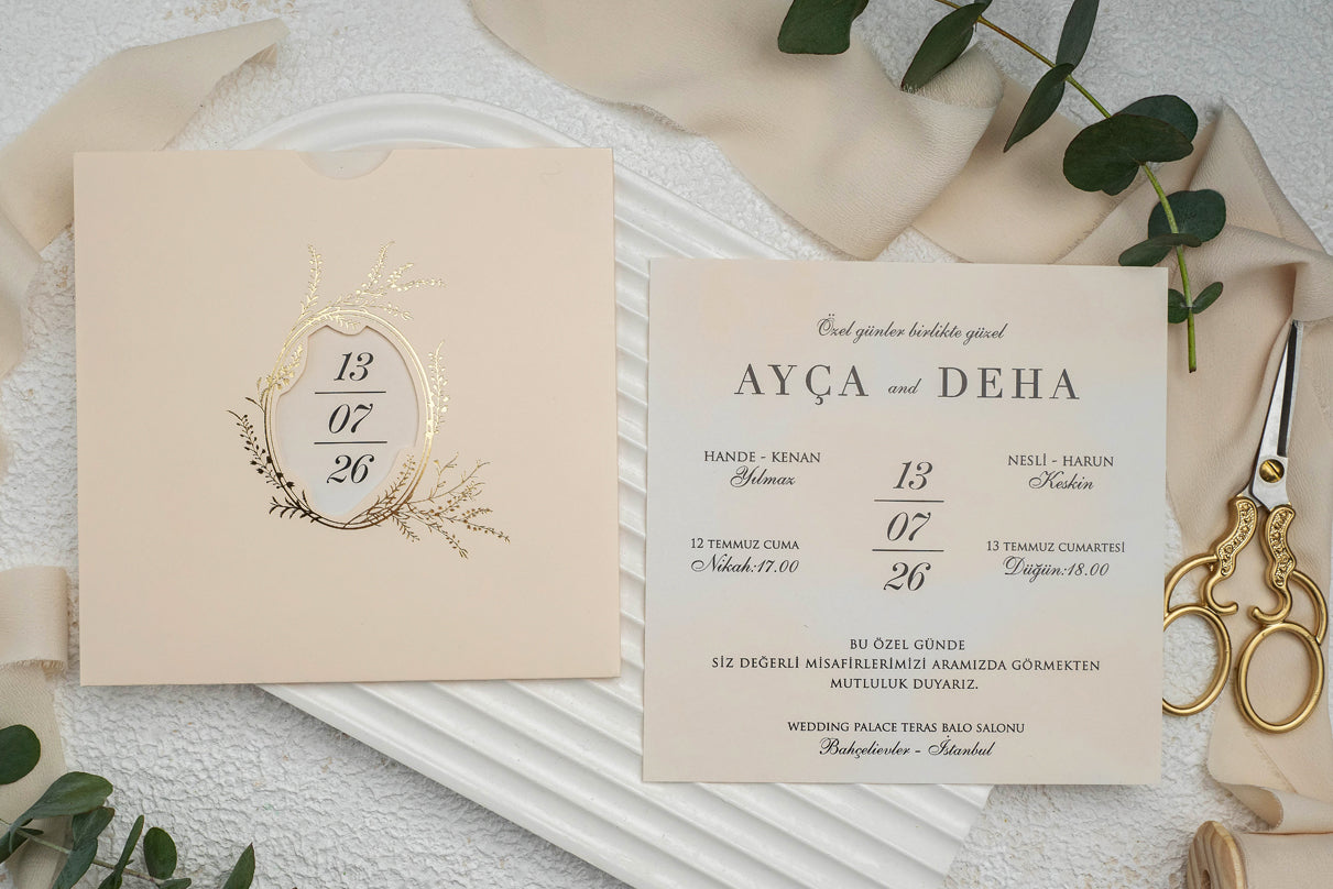 Invitatii De Nunta - 9285 Ekonom - MirajulNuntii.ro