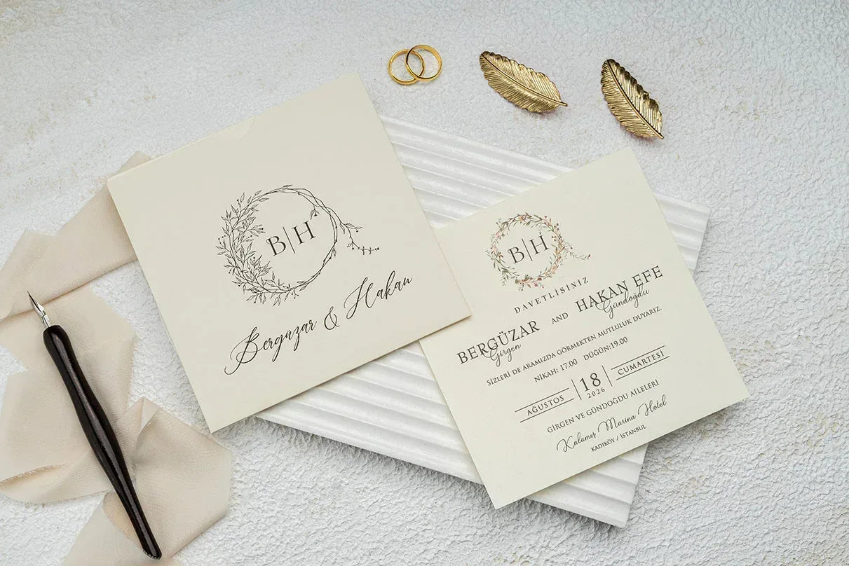 Invitatii De Nunta - 9286 Ekonom - MirajulNuntii.ro