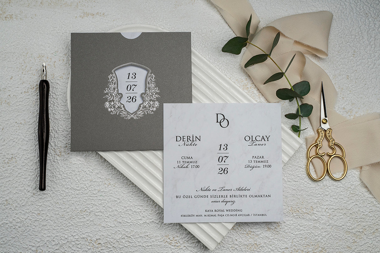 Invitatii De Nunta - 9291 Ekonom - MirajulNuntii.ro