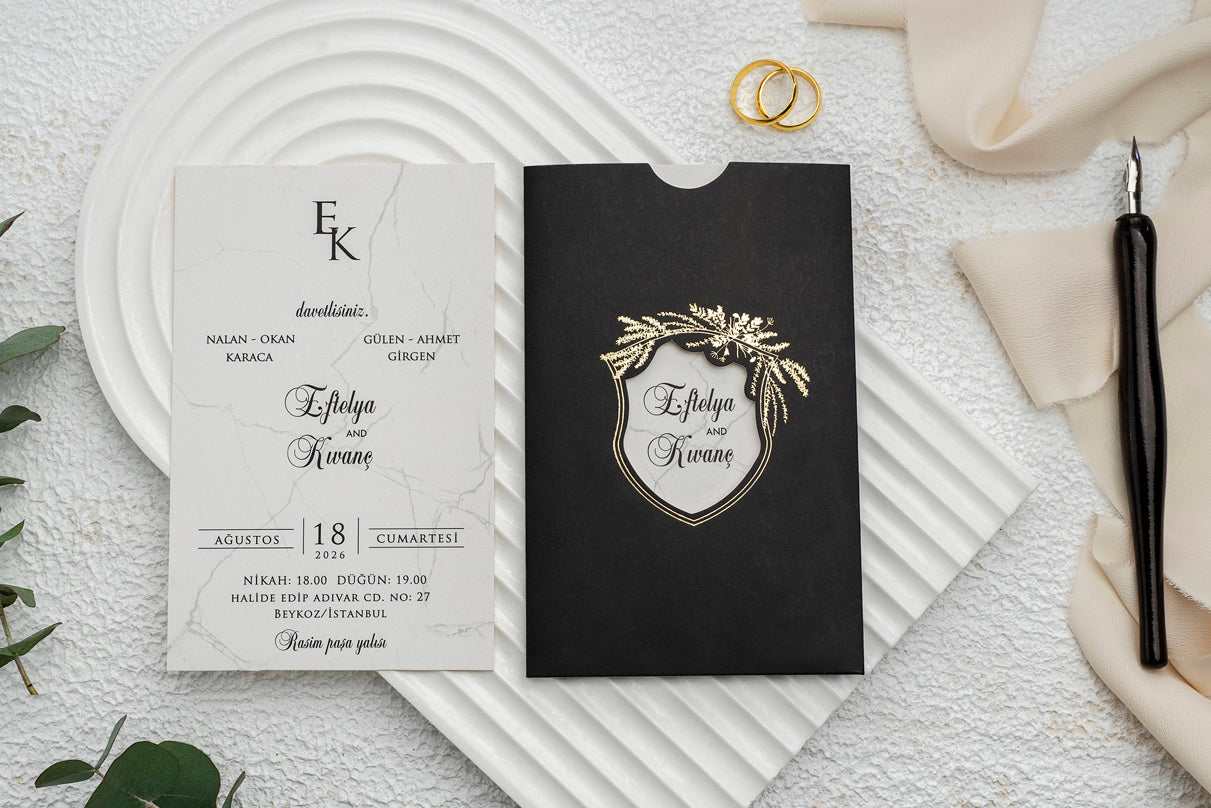 Invitatii De Nunta - 9295 Ekonom - MirajulNuntii.ro