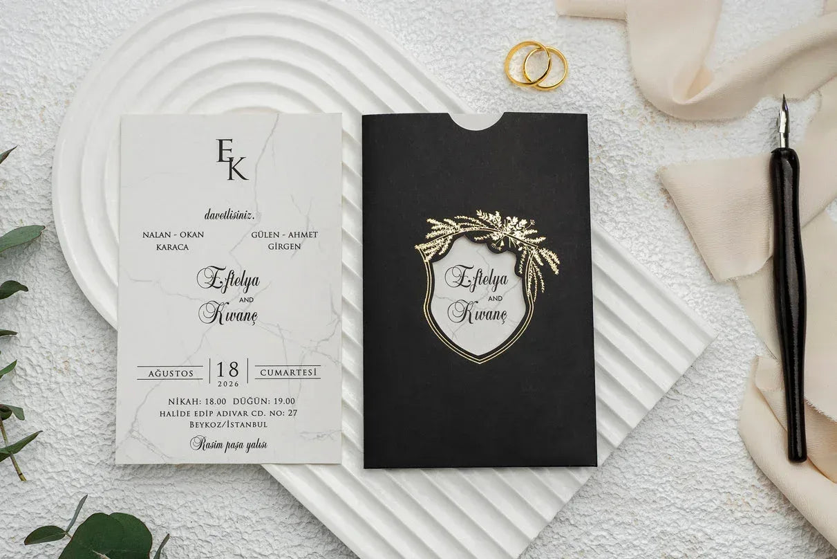 Invitatii De Nunta - 9295 Ekonom - MirajulNuntii.ro
