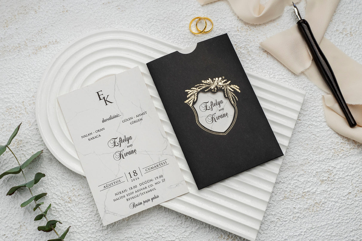 Invitatii De Nunta - 9295 Ekonom - MirajulNuntii.ro