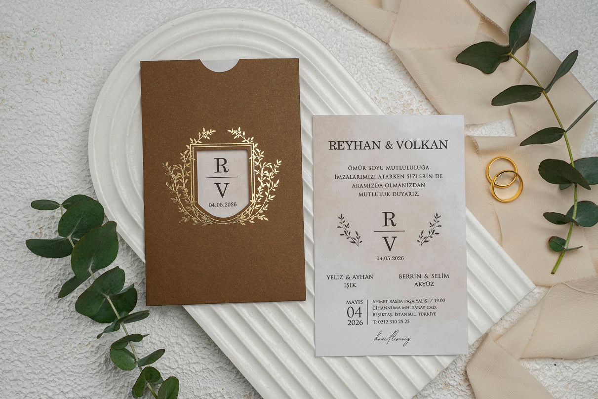 Invitatii De Nunta - 9296 Ekonom - MirajulNuntii.ro