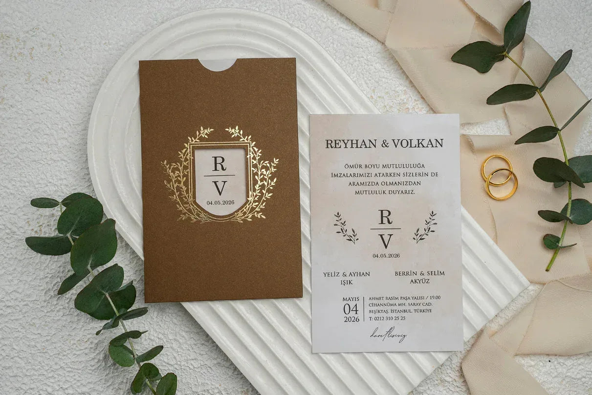 Invitatii De Nunta - 9296 Ekonom - MirajulNuntii.ro