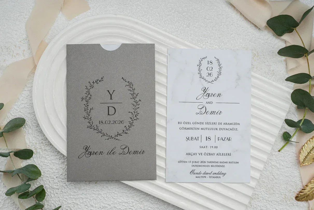 Invitatii De Nunta - 9297 Ekonom - MirajulNuntii.ro