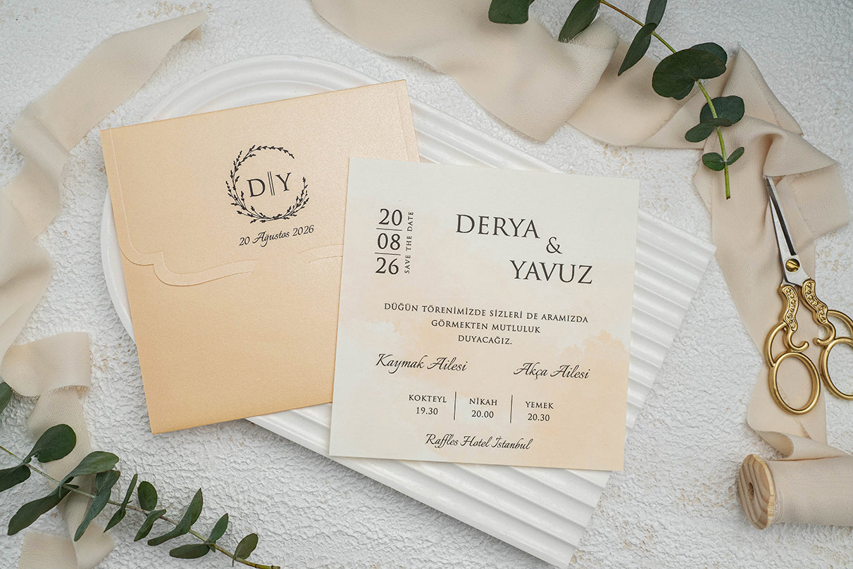 Invitatii De Nunta - 9306 Ekonom - MirajulNuntii.ro