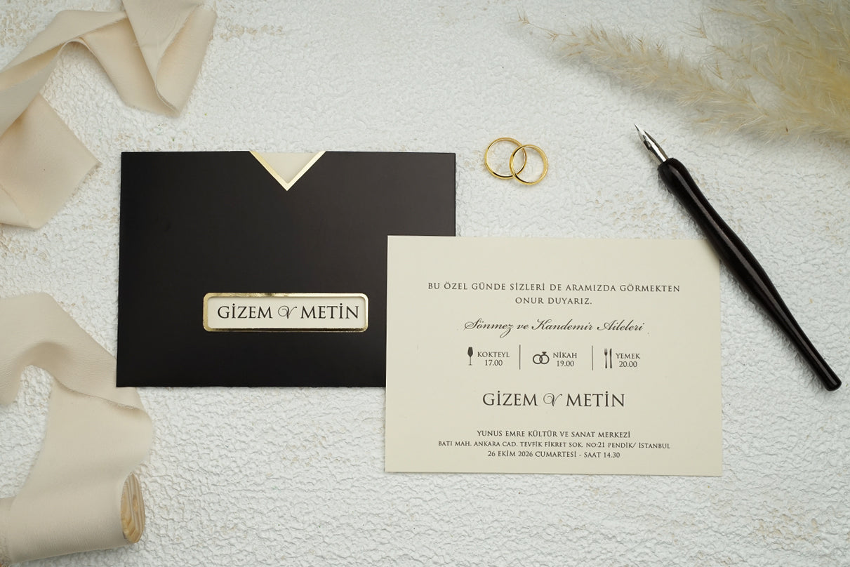 Invitatii De Nunta - 9308 Ekonom - MirajulNuntii.ro