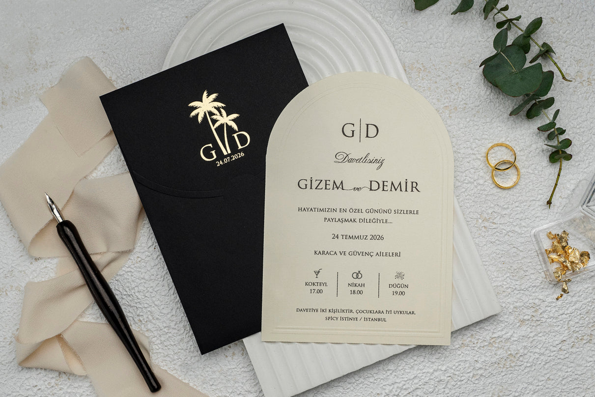 Invitatii De Nunta - 9309 Ekonom - MirajulNuntii.ro