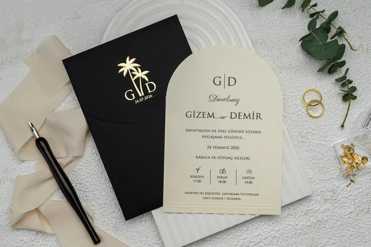 Invitatii De Nunta - 9309 Ekonom - MirajulNuntii.ro