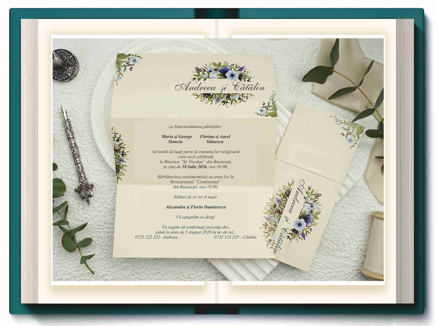 Invitatie NUNTA Digitala - cod 9314