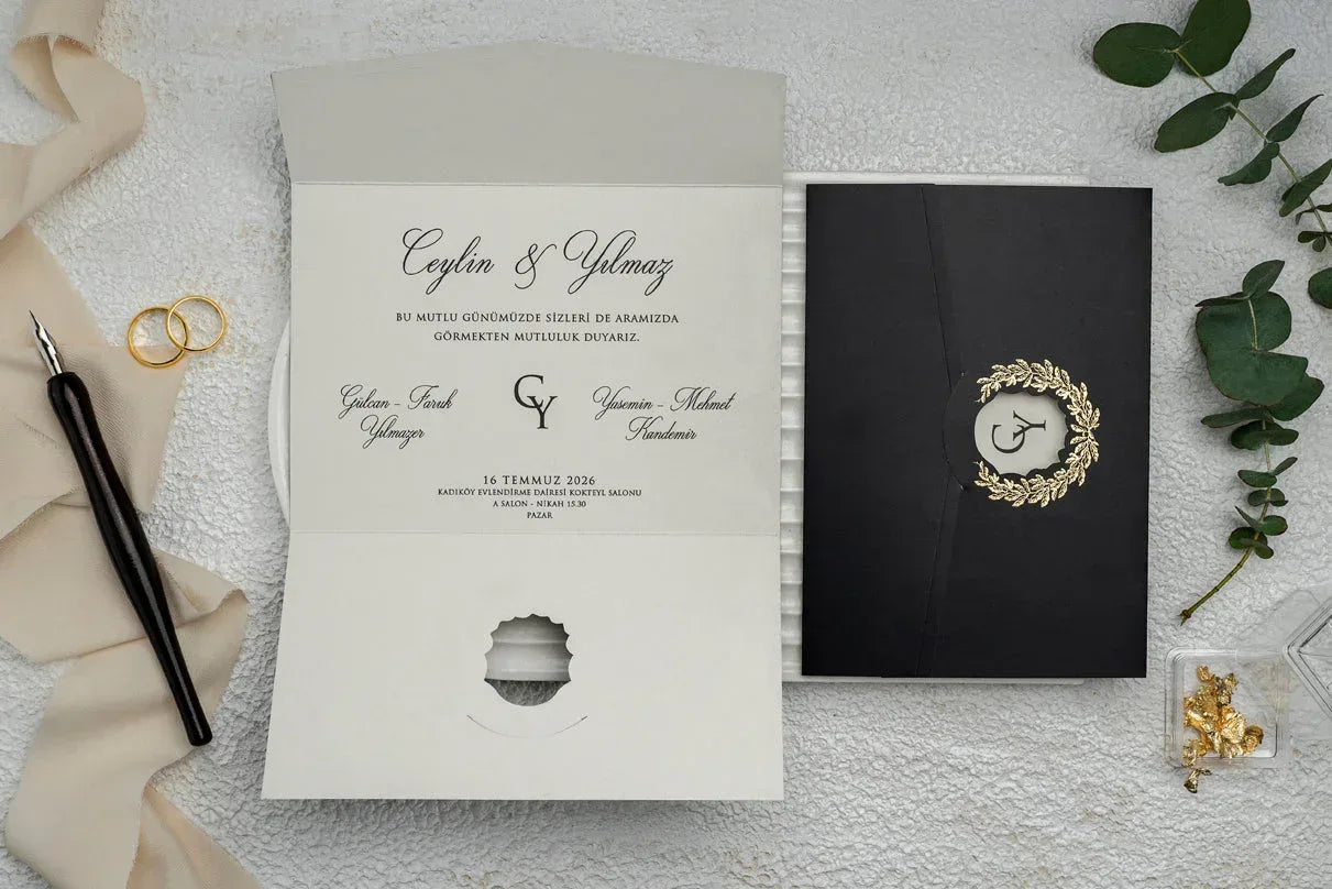 Invitatii De Nunta - 9318 Ekonom - MirajulNuntii.ro