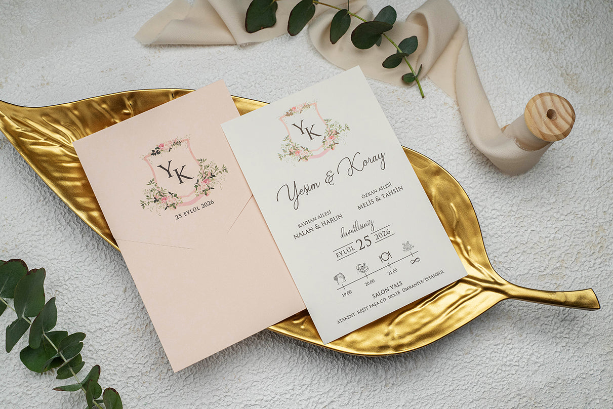 Invitatii De Nunta - Ekonom - cod 9324 - MirajulNuntii.ro