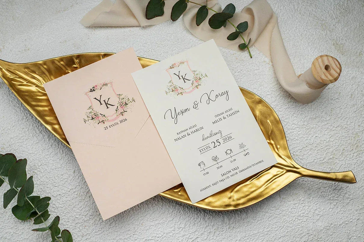 Invitatii De Nunta - Ekonom - cod 9324 - MirajulNuntii.ro