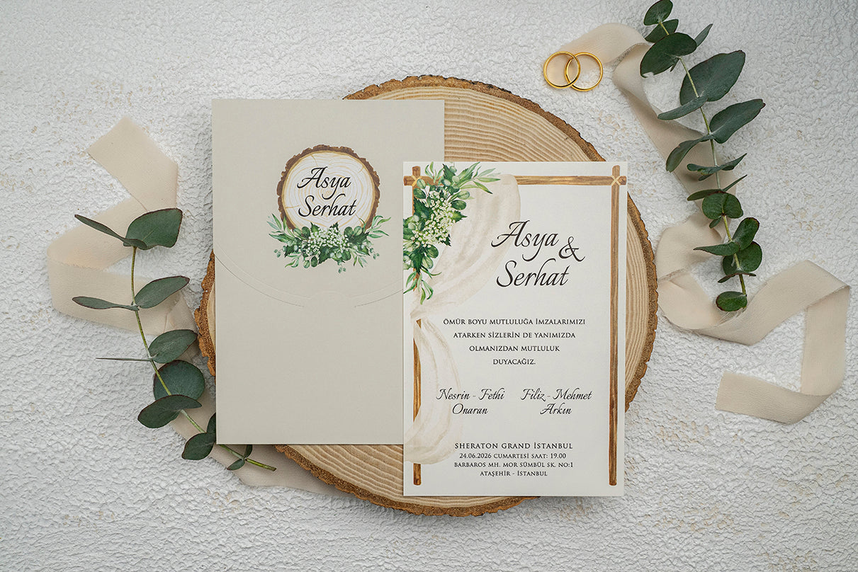 Invitatii De Nunta - Ekonom - cod 9325 - MirajulNuntii.ro