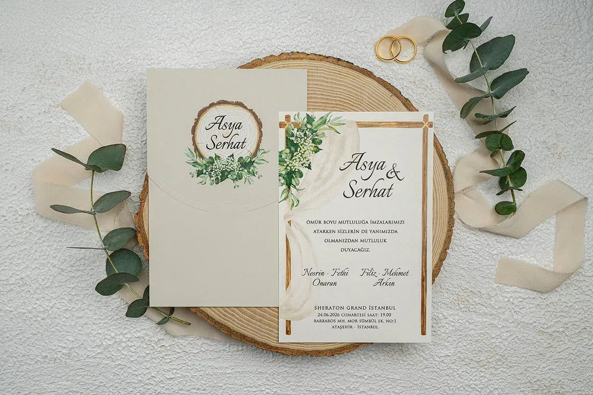 Invitatii De Nunta - Ekonom - cod 9325 - MirajulNuntii.ro