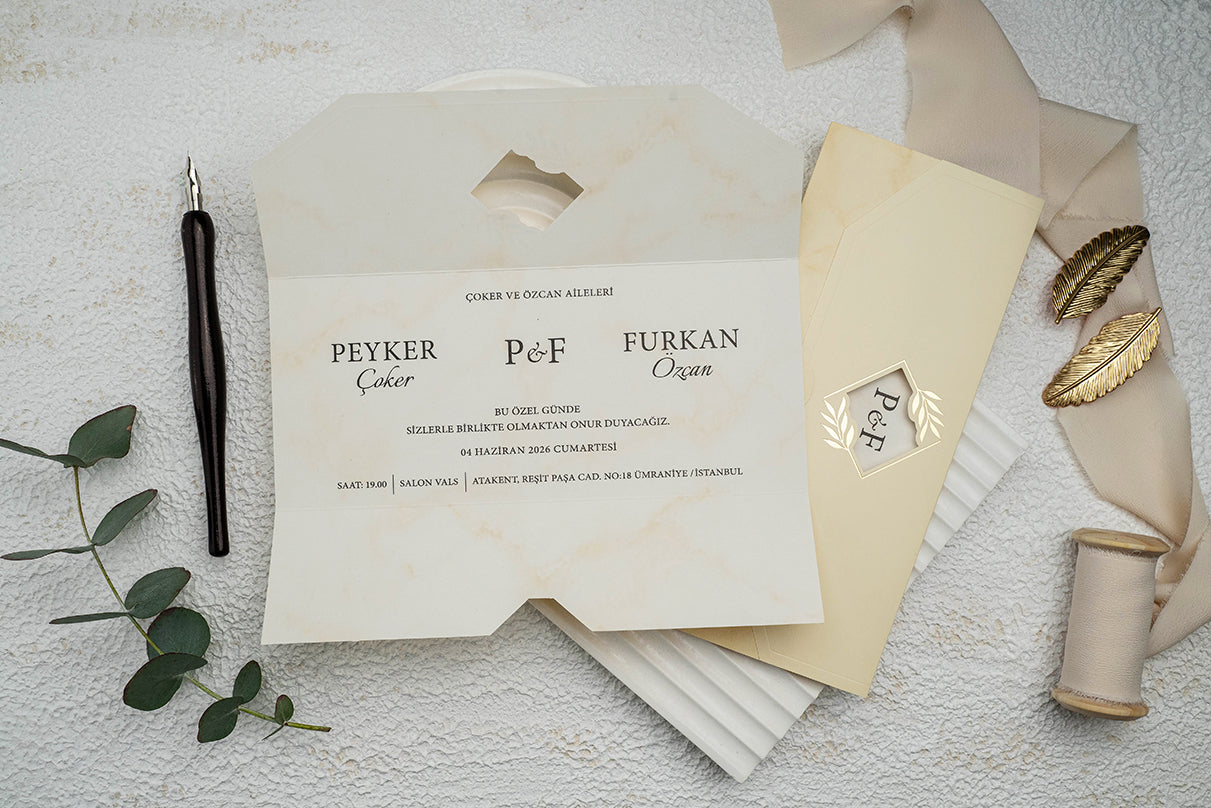 Invitatii De Nunta - Ekonom - cod 9326 - MirajulNuntii.ro