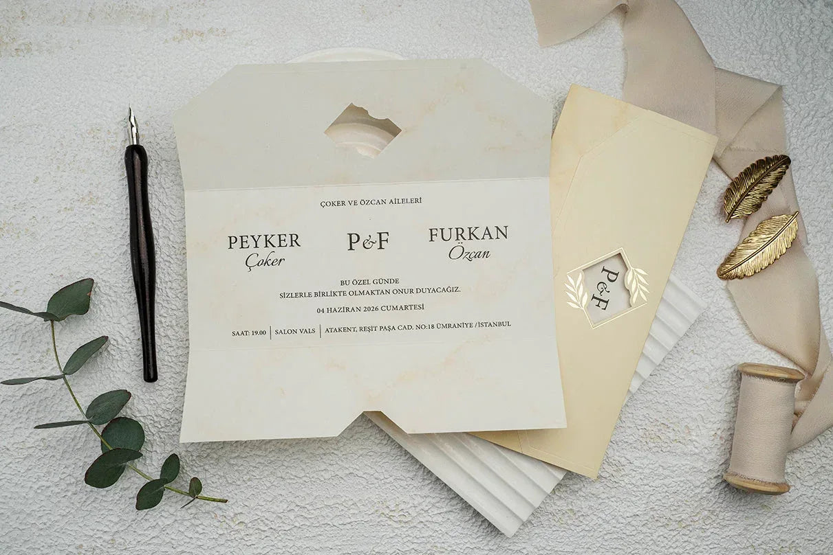 Invitatii De Nunta - Ekonom - cod 9326 - MirajulNuntii.ro