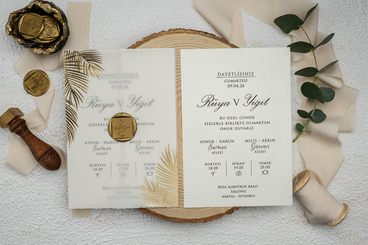 Invitatii De Nunta - Ekonom - cod 9328 - MirajulNuntii.ro