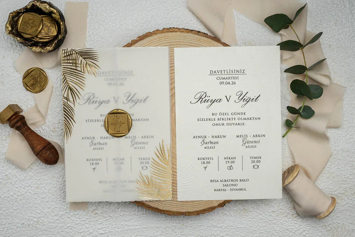 Invitatii De Nunta - Ekonom - cod 9328 - MirajulNuntii.ro