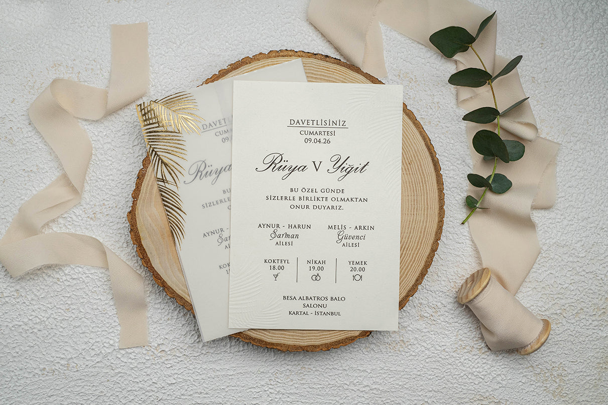 Invitatii De Nunta - Ekonom - cod 9328 - MirajulNuntii.ro