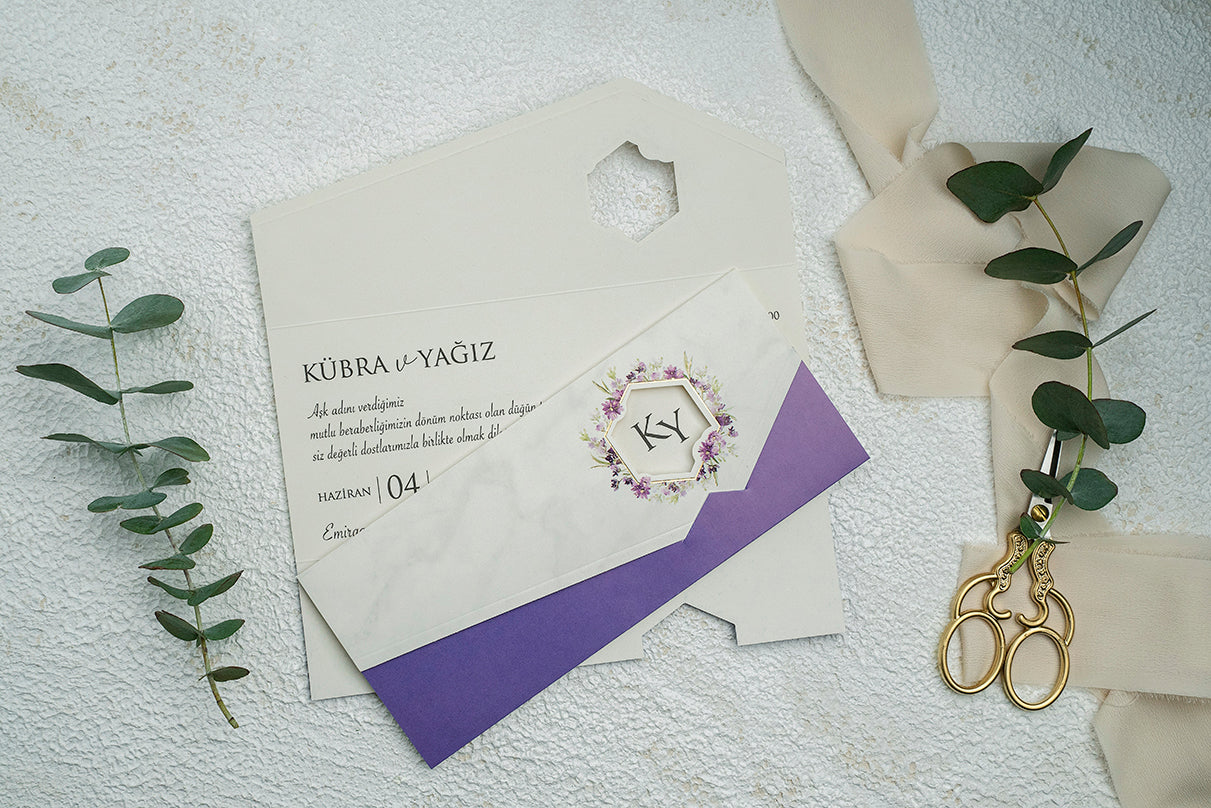 Invitatii De Nunta - Ekonom - cod 9331 - MirajulNuntii.ro