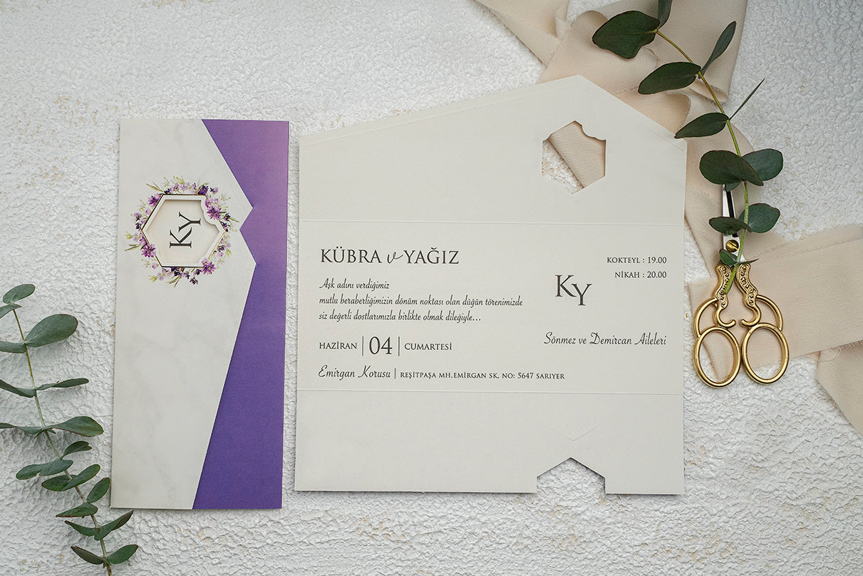 Invitatii De Nunta - Ekonom - cod 9331 - MirajulNuntii.ro
