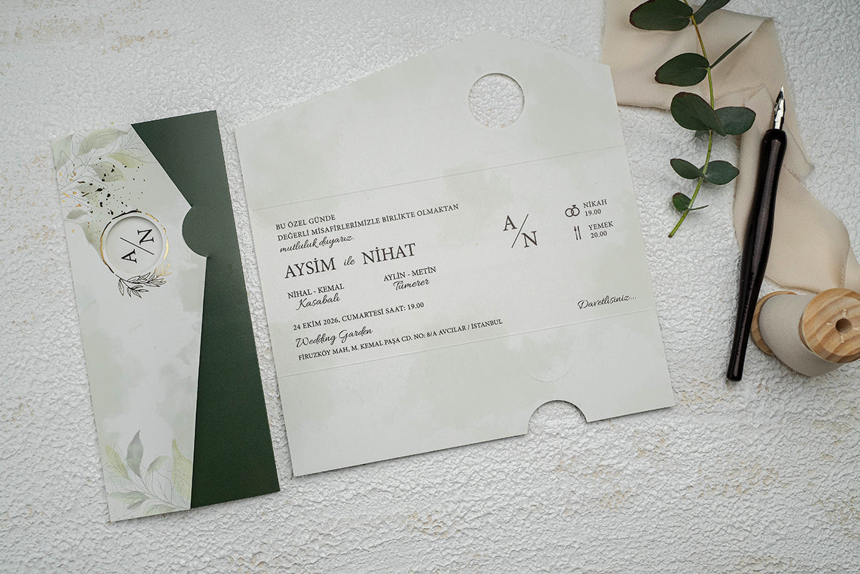Invitatii De Nunta - Ekonom - cod 9332