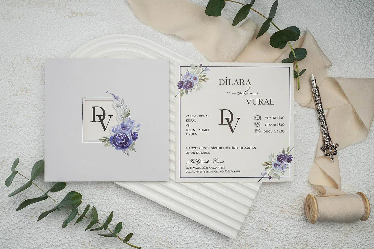 Invitatii De Nunta - Ekonom - cod 9333 - MirajulNuntii.ro
