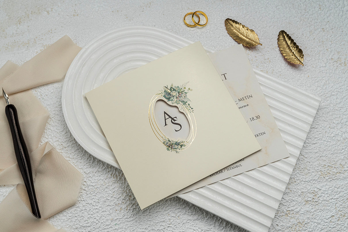 Invitatii De Nunta - Ekonom - cod 9334 - MirajulNuntii.ro