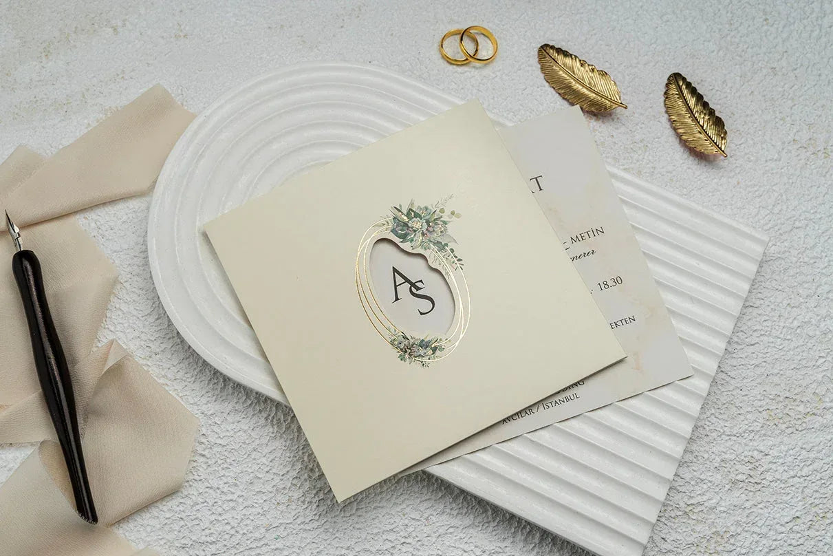 Invitatii De Nunta - Ekonom - cod 9334 - MirajulNuntii.ro