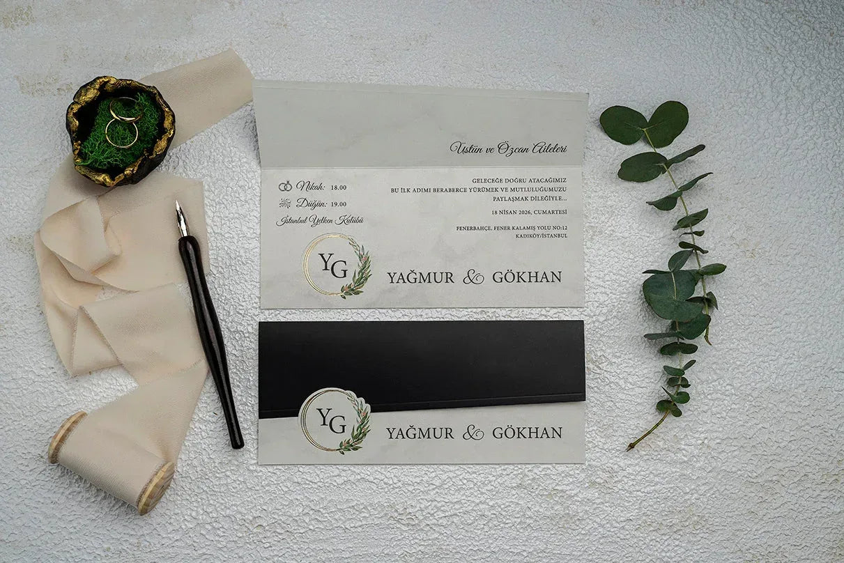Invitatii De Nunta - Ekonom - cod 9335 - MirajulNuntii.ro