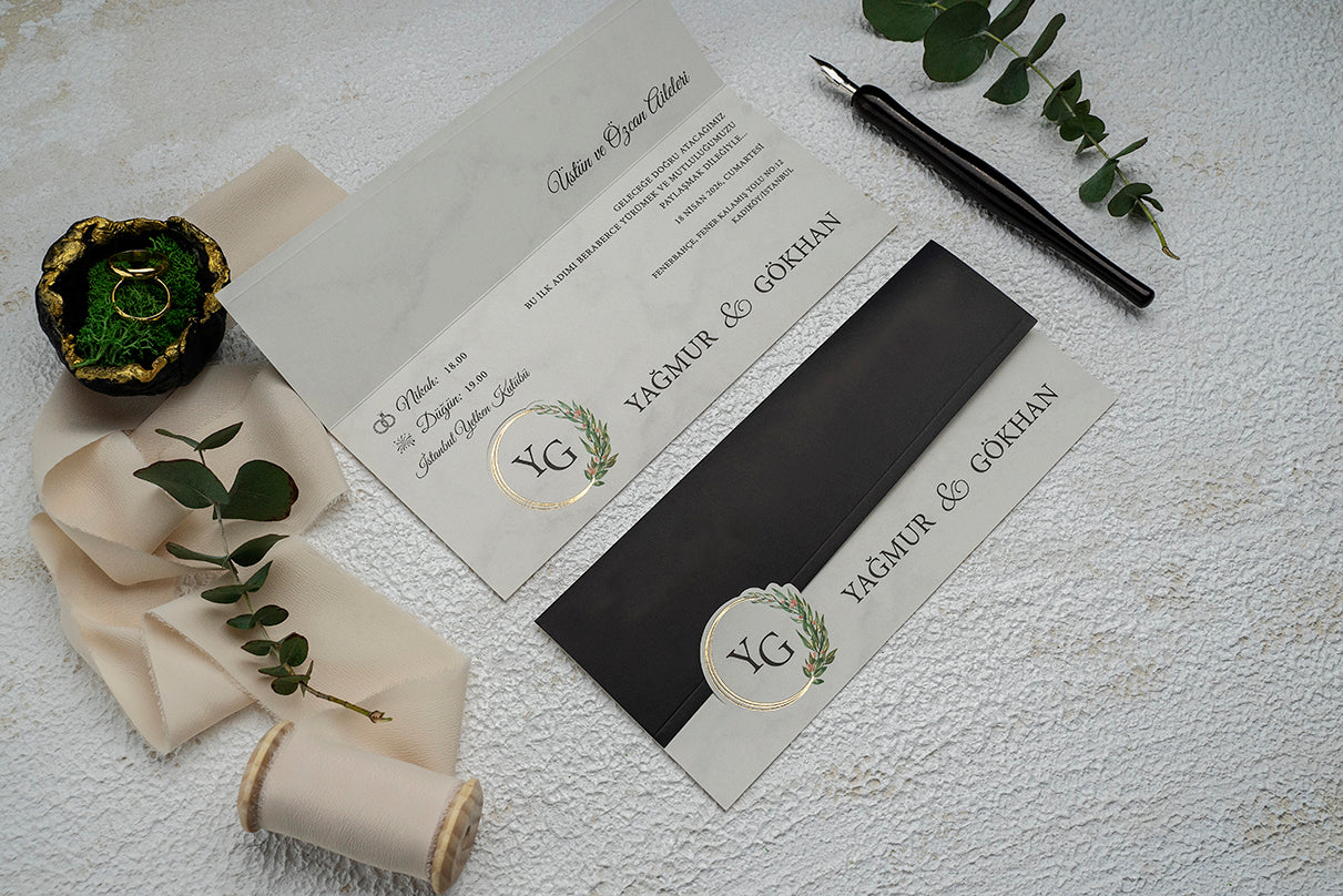 Invitatii De Nunta - Ekonom - cod 9335 - MirajulNuntii.ro