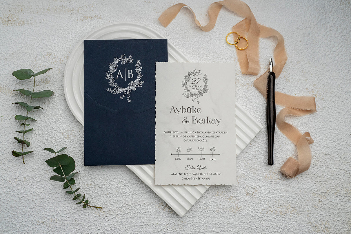Invitatii De Nunta - Ekonom - cod 9336