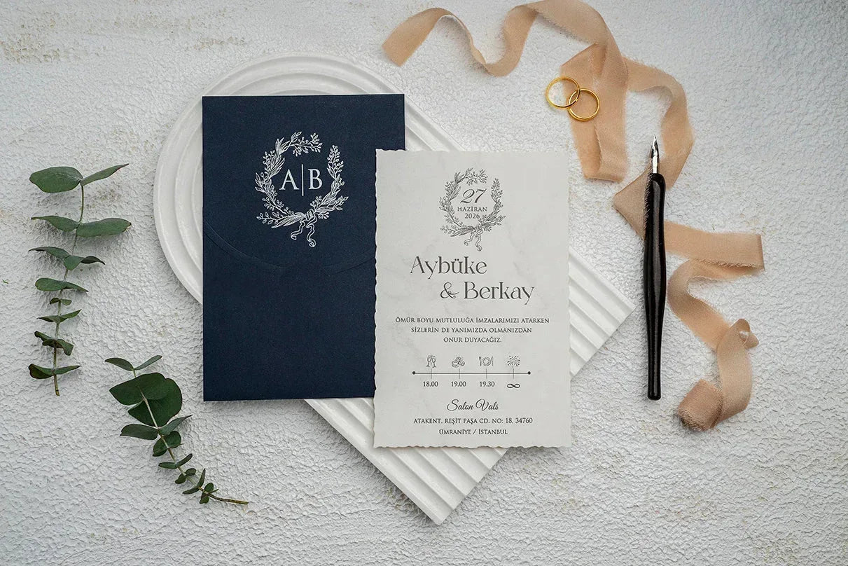 Invitatii De Nunta - Ekonom - cod 9336 - MirajulNuntii.ro
