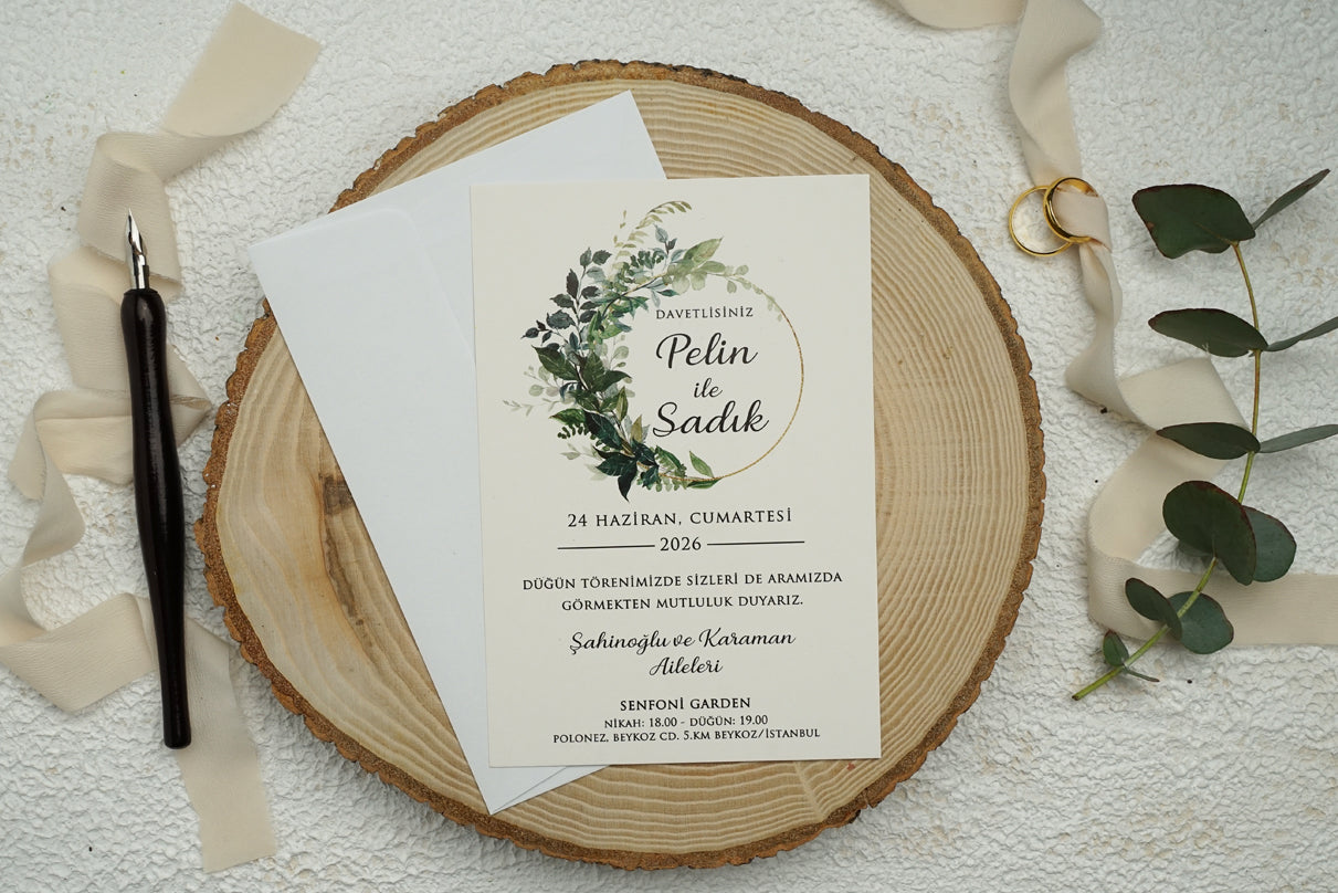 Invitatii De Nunta - Ekonom - cod 9337 - MirajulNuntii.ro