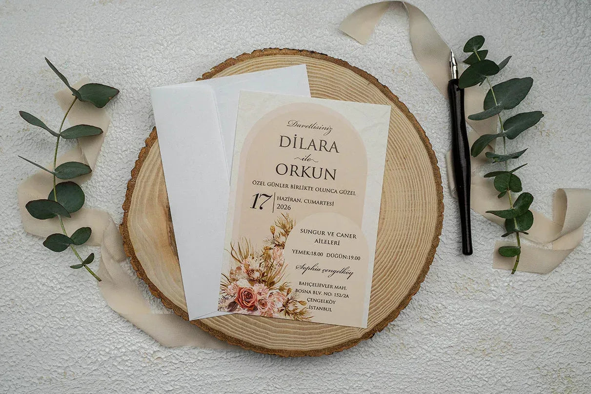 Invitatii De Nunta - Ekonom - cod 9345 - MirajulNuntii.ro