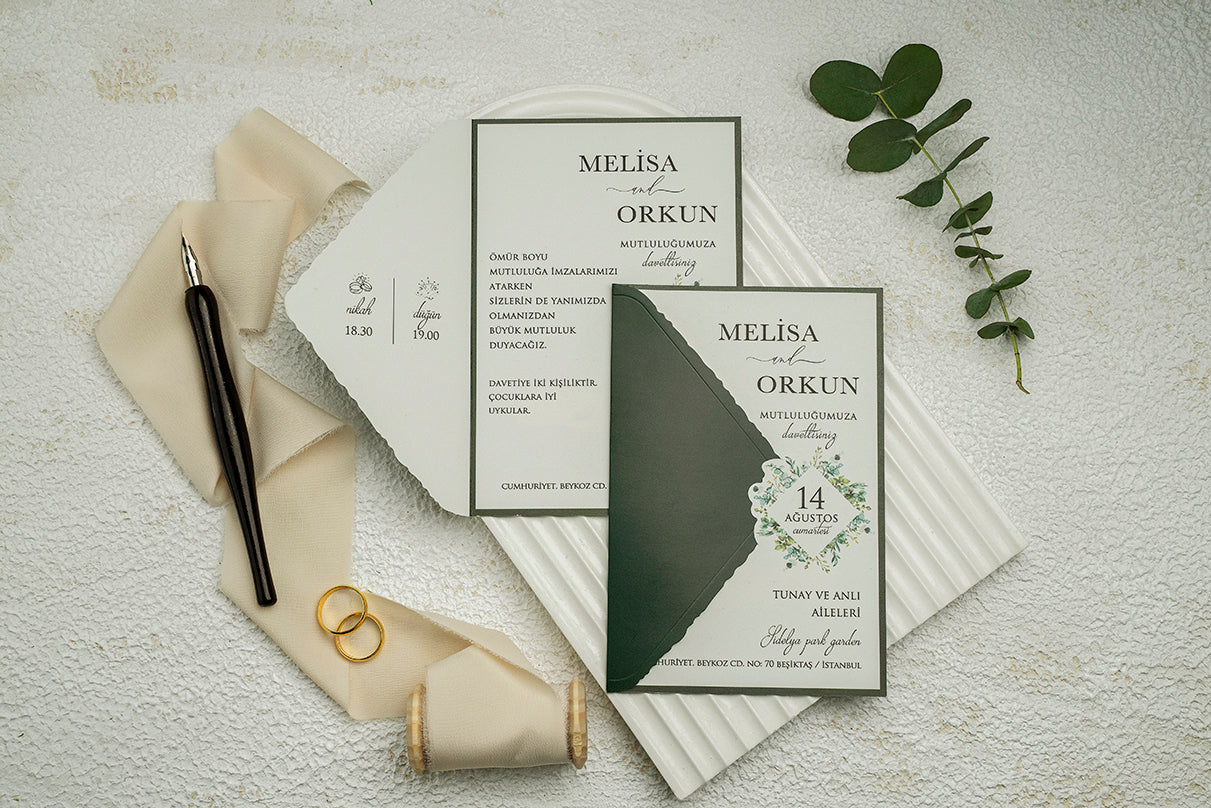 Invitatii De Nunta - Ekonom - cod 9352 - MirajulNuntii.ro