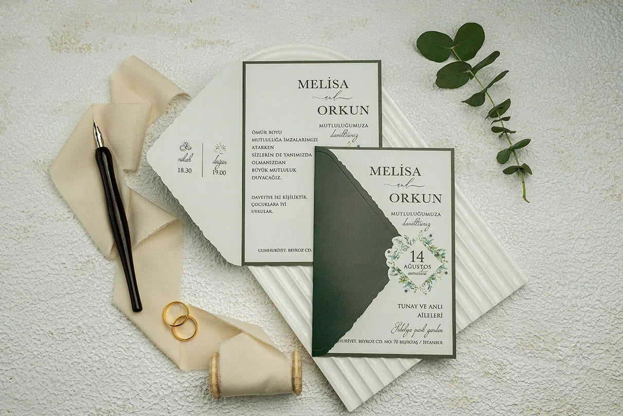 Invitatii De Nunta - Ekonom - cod 9352 - MirajulNuntii.ro