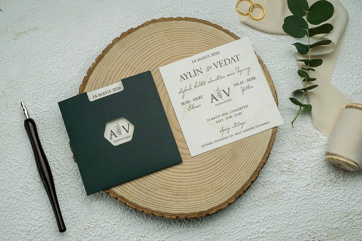 Invitatii De Nunta - Ekonom - cod 9358 - MirajulNuntii.ro