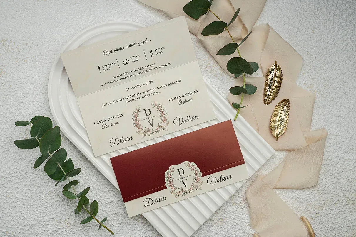 Invitatii De Nunta - Ekonom - cod 9359 - MirajulNuntii.ro