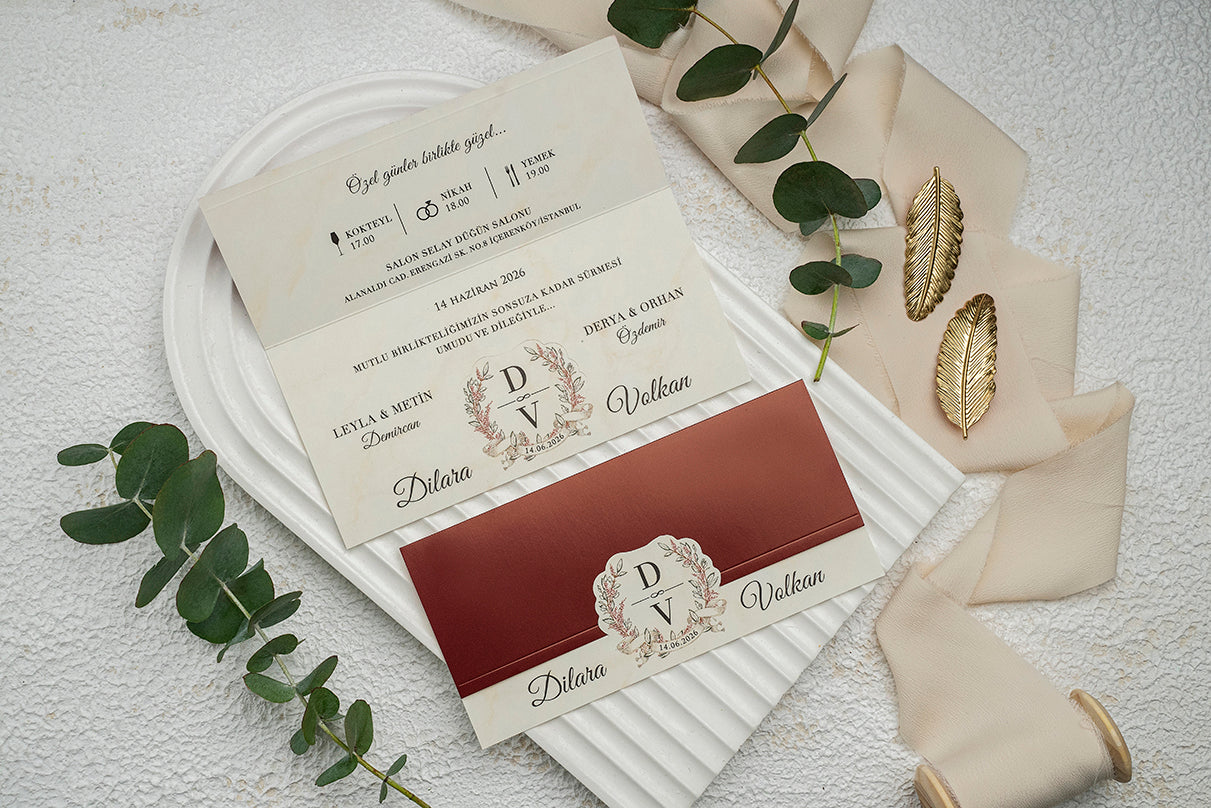 Invitatii De Nunta - Ekonom - cod 9359 - MirajulNuntii.ro