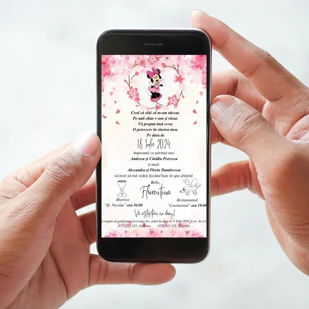 Invitatie Digitala cod Magnific B.2 - MirajulNuntii.ro