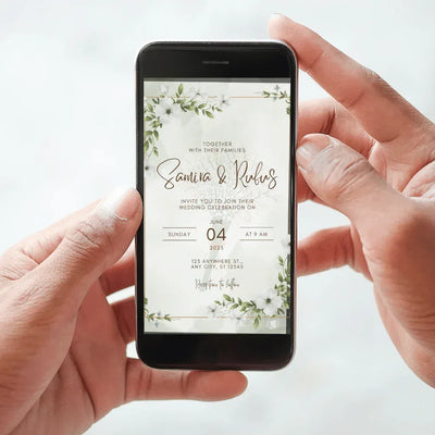 Invitatie Digitala cod Magnific C.10 - MirajulNuntii.ro