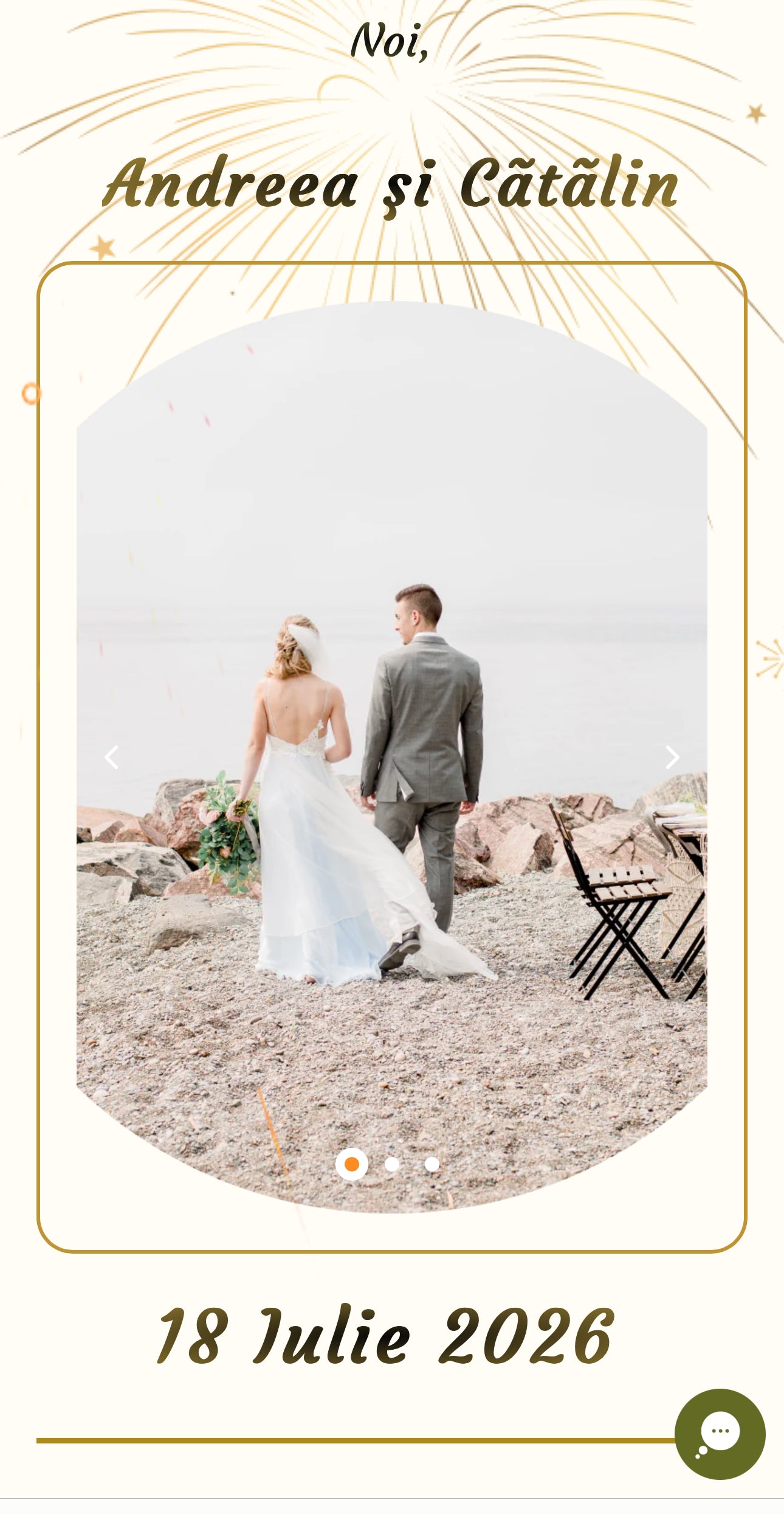 Invitatie On-line Nunta cod N01 - MirajulNuntii.ro