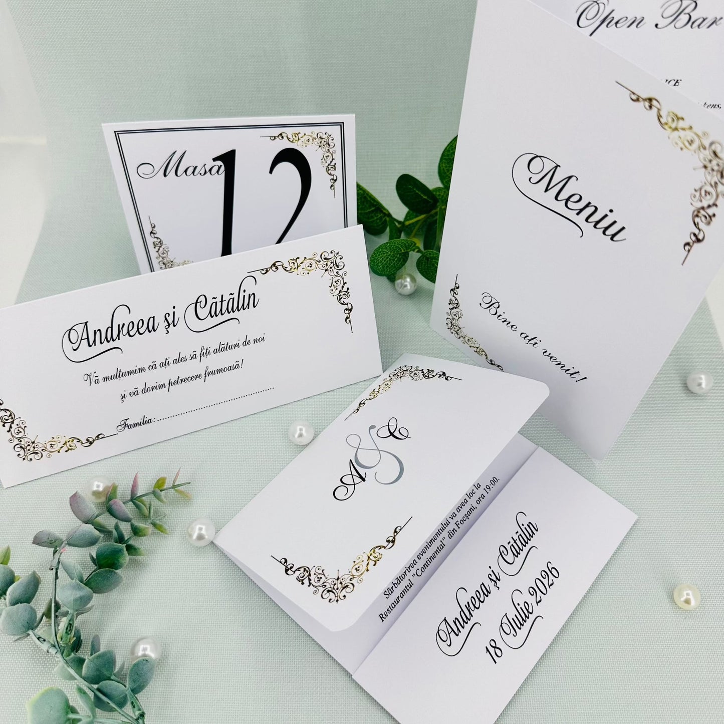Invitatii nunta cod Miraj-20281 - MirajulNuntii.ro