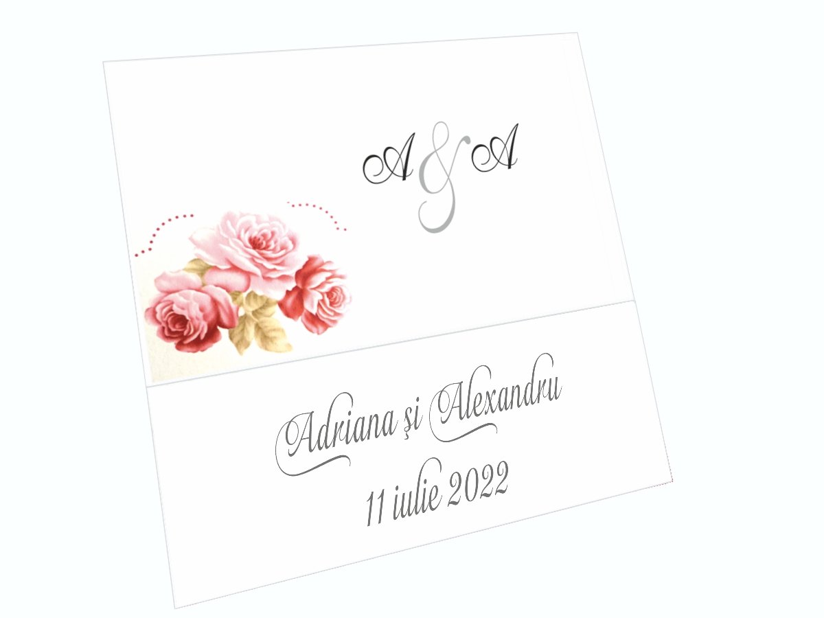 Invitatii nunta cod Miraj-2040 - MirajulNuntii.ro